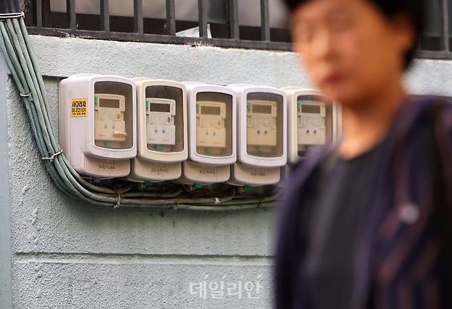 서울 시내 한 주택가의 전기 계량기 모습. ⓒ뉴시스