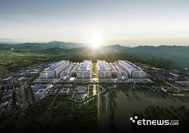SK하이닉스 용인반도체클러스터 조감도.