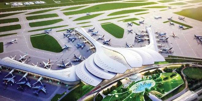 베트남 롱탄 국제공항 조감도. 베트남 정부 제공