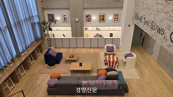 에피소드 신촌의 공용 공간. 입주민끼리 이곳에서 모임을 열기도 한다. 최미랑 기자