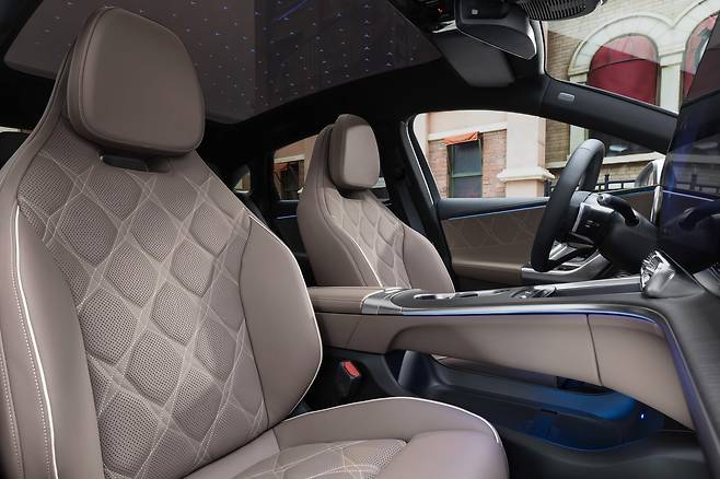 The interior of the all-new electric C-Class [MERCEDES-BENZ]