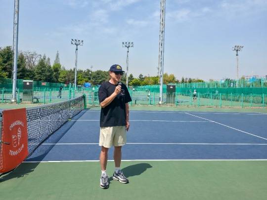 오렌지볼테니스아카데미 홍용선 대표./오렌지볼테니스아카데미