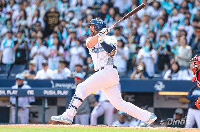 데이비슨은 19일 SSG전에서 큰 존재감을 뽐냈다. 사진=NC 제공