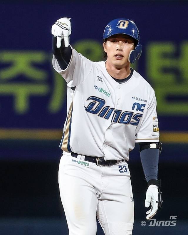 NC에 진심인 천재환. 사진=NC 제공