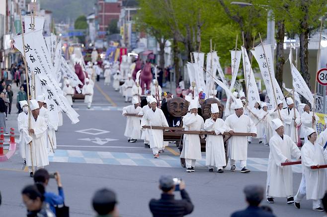 단종 국장 재현 퍼레이드(2025년)[영월군 체공]