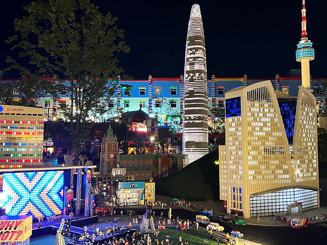 춘천 레고랜드 브릭으로 만든 미니랜드 야경