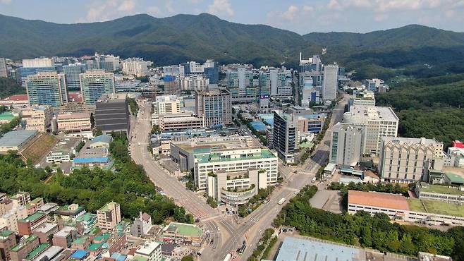 성남하이테크밸리 전경