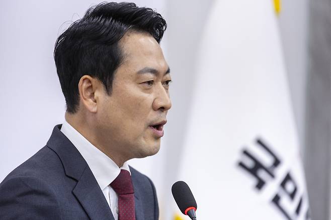 국민의힘 장동혁 대표가 20일 국회에서 방미 성과 기자회견을 하고 있다. 연합뉴스