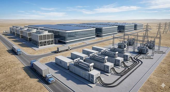 생성형 AI 제작 데이터센터 이미지