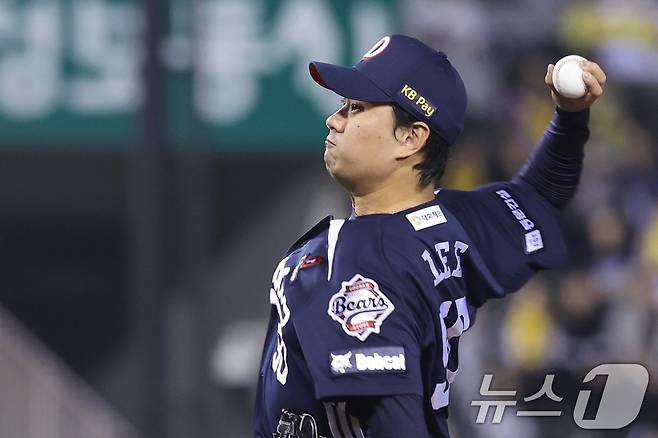 두산 베어스 이영하. ⓒ 뉴스1 안은나 기자