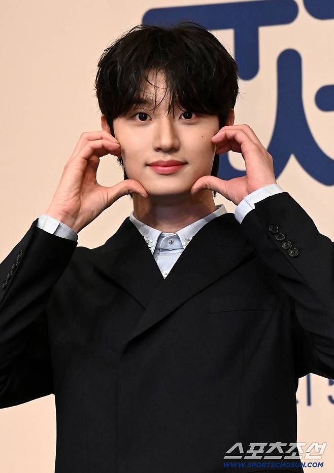 7일 서울 더링크호텔에서 열린 티빙 오리지널 '유미의 세포들 시즌3'의 제작발표회. 김재원이 포토타임을 갖고 있다.허상욱 기자wook@sportschosun.com/2026.04.07/