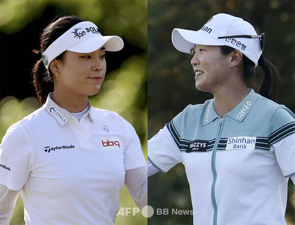 2026년 미국여자프로골프(LPGA) 투어 2026시즌 첫 메이저 대회 셰브론 챔피언십 우승에 도전하는 윤이나, 임진희 프로. 사진제공=ⓒAFPBBNews = News1 (사진을 무단으로 사용하지 마십시오.)