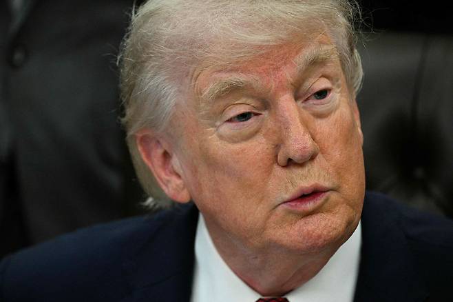 도널드 트럼프 미국 대통령. AFP=연합뉴스