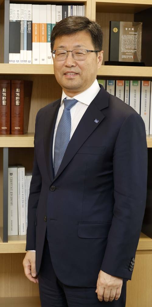 곽병진 한국회계기준원 원장. 2026.4.16 [김호영기자]