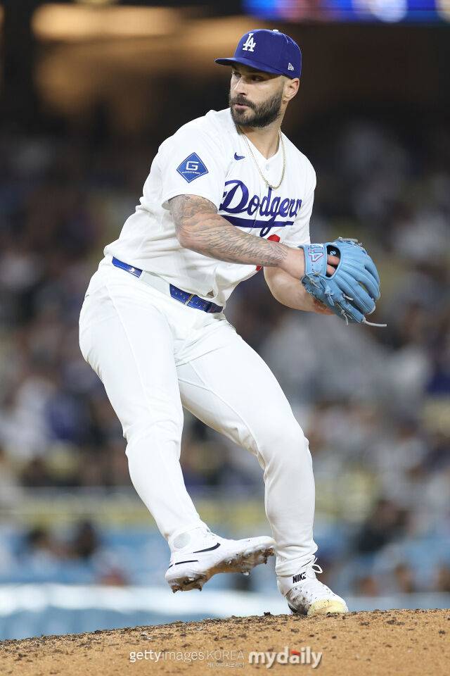 LA 다저스 태너 스캇이 공을 던지고 있다./게티이미지코리아