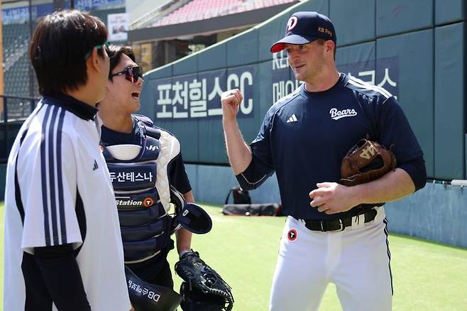 [서울=뉴시스] 프로야구 두산 베어스 외국인 투수 웨스 벤자민. (사진=두산 제공) 2026.04.18. *재판매 및 DB 금지