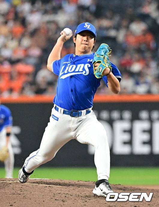 [OSEN=지형준 기자] 삼성 양창섭. 2026.04.15 /jpnews@osen.co.kr