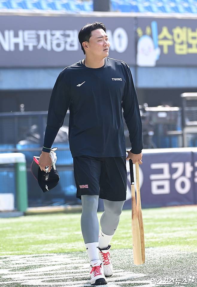 타격 부진 여파로 20일 1군 엔트리에서 말소된 LG 트윈스 외야수 이재원. 사진 엑스포츠뉴스 DB