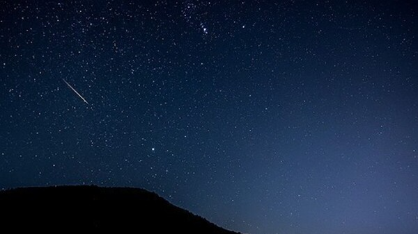유성우 관측 사진. 연합뉴스