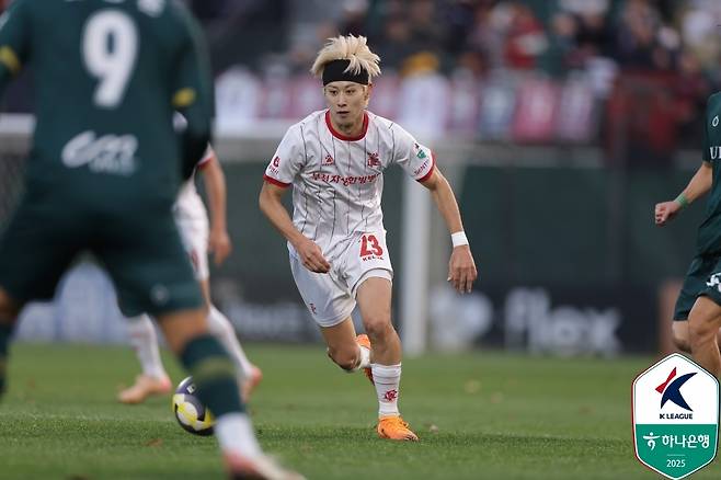 부천FC의 일본 미드필더 카즈(한국프로축구연맹 제공)