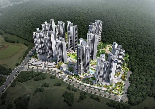 천안 동문 디 이스트 파크시티 조감도