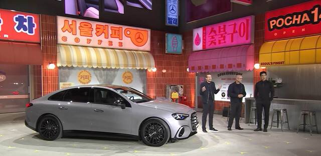 메르세데스-벤츠가 지난 20일 서울 성수동 ‘XYZ 서울’에서 세계 최초로 공개했다. 메르세데스-벤츠 유튜브 갈무리