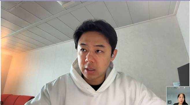 지난 16일 3000억원짜리 LNG선을 타고 뱅골만을 운항하던 이동현 선장과 화상 인터뷰를 했다. 2022년 7월 스타링크 위성이 나오기 전엔 상상도 못 할 일이다. [스크린 캡처]