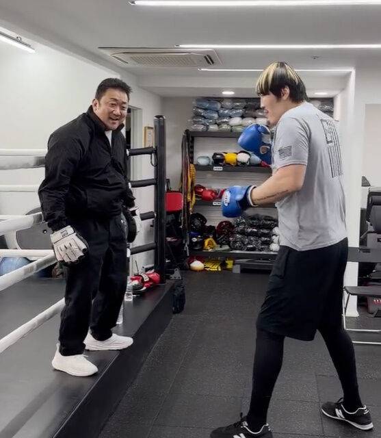 마동석, 최홍만./소셜미디어