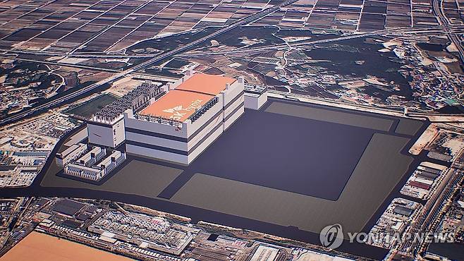 SK하이닉스, P&T7 착공식 개최 (서울=연합뉴스) SK하이닉스가 22일 청주 테크노폴리스 산업단지에서 P&T7 착공식을 개최했다고 밝혔다. 사진은 SK하이닉스 7번째 패키지&테스트 공장 'P&T7' 조감도. 2026.4.22 [SK하이닉스 제공. 재판매 및 DB 금지] photo@yna.co.kr