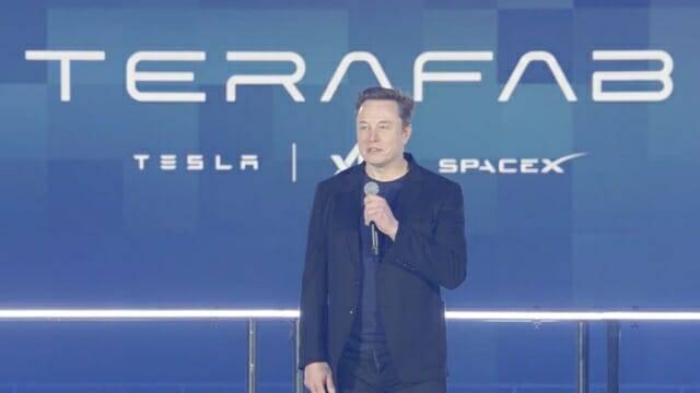 2026년 3월 미국 텍사스 주 오스틴에서 테라팹 구상을 밝히는 일론 머스크. (사진=유튜브 갈무리)