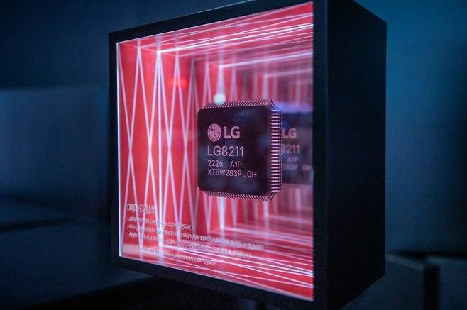 LG전자의 가정용 온디바이스 AI칩 ‘DQ-C’. LG전자 제공