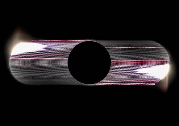 최우수상을 받은 '개기일식의 극적인 순간(김동훈)'. [사진=천문연]