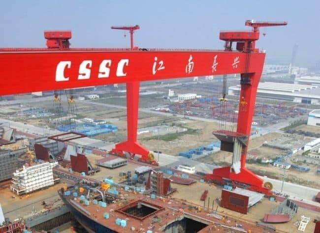 중국선박공업집단(CSSC)의 계열사인 후둥중화조선소 전경. 사진=CSSC 제공