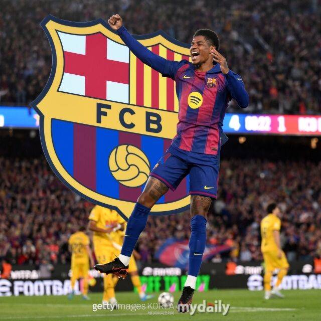바르셀로나가 다음 시즌에도 마커스 래시포드와 함께 하길 바라고 있다. /게티이미지코리아