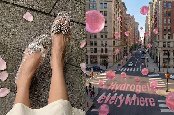 [서울=뉴시스] 기온이 빠르게 높아지면서 시각적, 촉각적 '시원함'을 겨냥한 '젤리' 소재 상품이 확산하고 있다. (사진=헤븐리 누리집 갈무리, 바이오던스 제공) 2026.04.23. photo@newsis.com *재판매 및 DB 금지