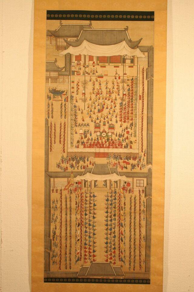 보물 ‘봉수당진찬도’. 국가유산청