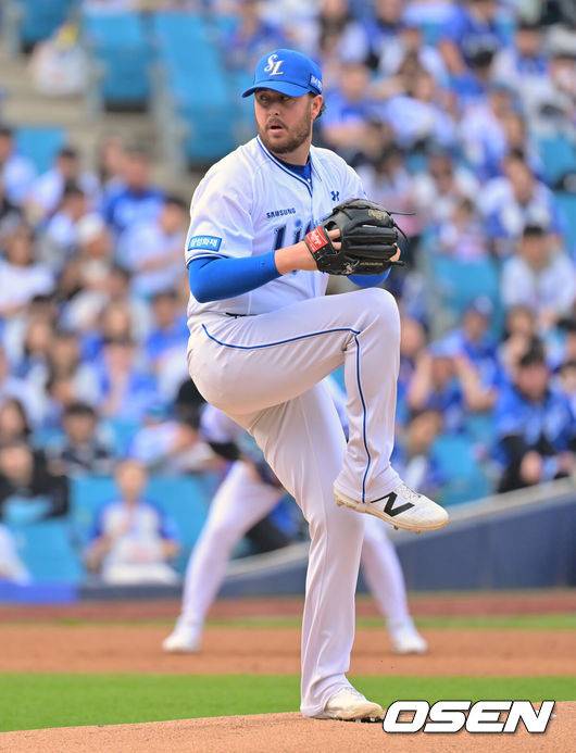 [OSEN=대구, 이석우 기자] 삼성 라이온즈 오러클린 216 2026.04.11 / foto0307@osen.co.kr