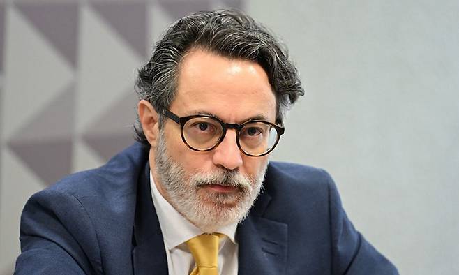 페르난두 메이렐리스 지 아제베두 피멘텔 신임 주한브라질대사. 브라질 상원