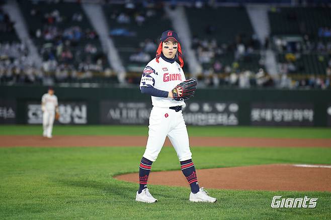 ▲ 조지훈 응원단장 ⓒ롯데 자이언츠