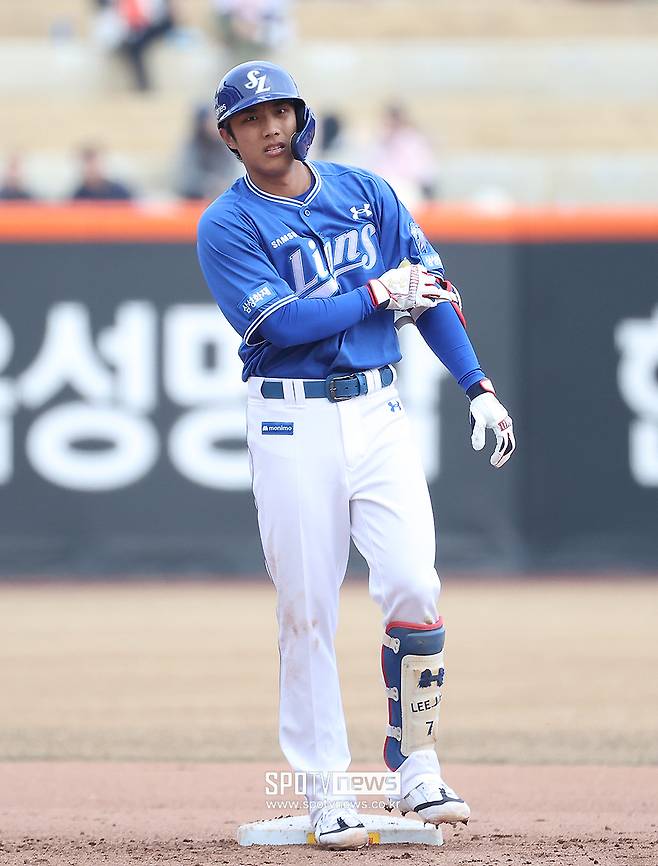 ▲ 이미 구자욱 김성윤 김영웅이라는 핵심 선수들이 부상으로 빠진 삼성은 또 하나의 악재를 맞이했다 ⓒ곽혜미 기자