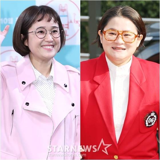 송은이(왼쪽)와 김신영 /사진=스타뉴스