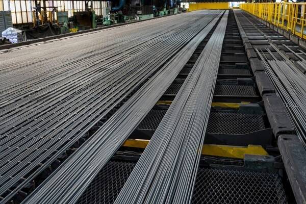 현대제철 철근 생산현장. [사진=현대제철]