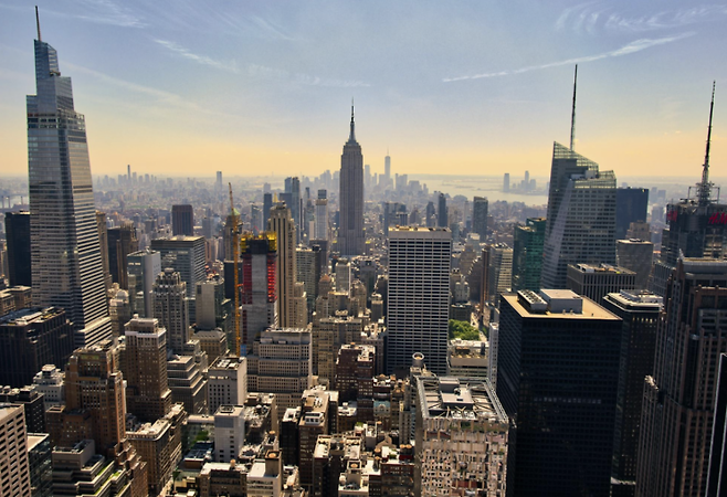 미국 뉴욕 도심. 팩셀스