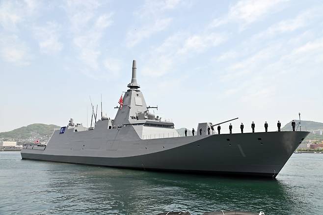 일본이 호주에 수출 성공한 모가미급 호위함. /일본 해상자위대