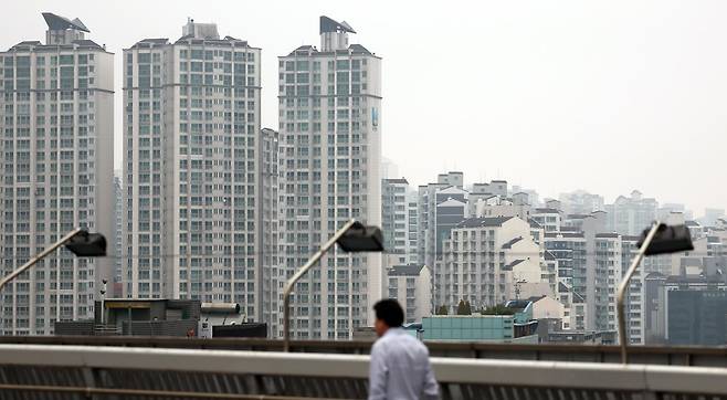 지난 10일 서울 강북권 성북구 아파트 단지의 모습. 2026.04.10 서울=뉴시스