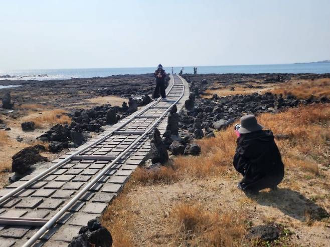 제주 서귀포시 대정읍 일과1리 '바다기찻길' (서귀포시 제공)
