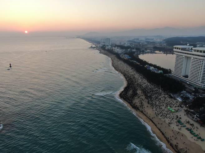 2026년 1월 1월 경포해변 해돋이 인파