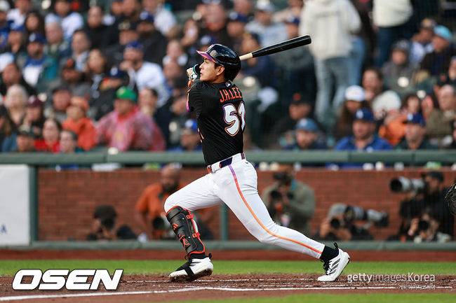 [사진] 샌프란시스코 자이언츠 이정후. ⓒGettyimages(무단전재 및 재배포 금지)