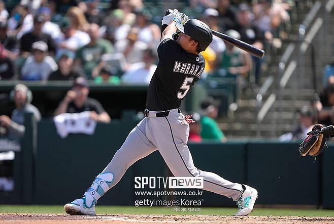 ▲ 메이저리그 데뷔 후 첫 25경기에서 10개의 홈런을 치며 자신의 파워를 유감없이 과시하고 있는 무라카미 무네타카