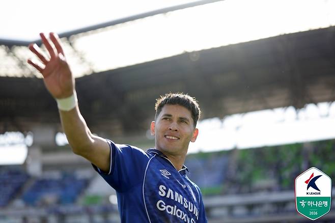 수원 삼성 외국인 공격수 헤이스. (한국프로축구연맹 제공)